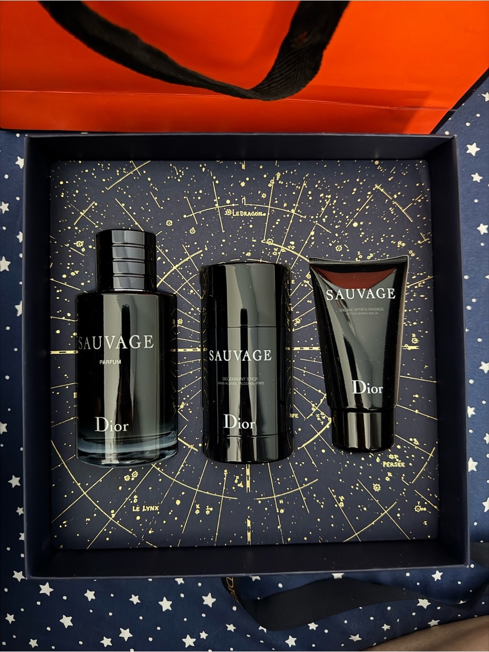 Sauvage P, Deodorant and After-Shave Balm Gift Set - Limited Edition